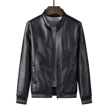 Jaqueta Masculina em Couro P.U - EleganceCoat / Encontre o Equilíbrio Perfeito entre Estilo e Conforto!