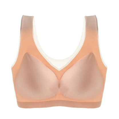 (Promoção Compre 2, Leve 3 ) Sutiã sem Costura Nina em Seda Gelo: Conforto que Não Machuca, Frescor que Permanece!