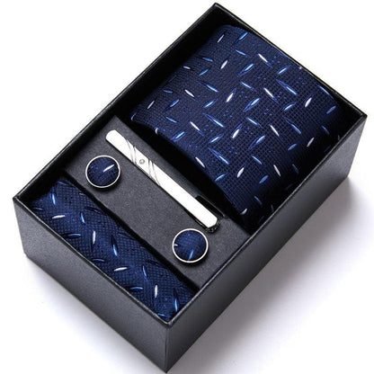 Kit de Alto Padrão Luxury Men / Gravata + Lenço + Abotoadura/  A Melhor opção Para Homens que Prezam Por um Estilo Sofisticado!