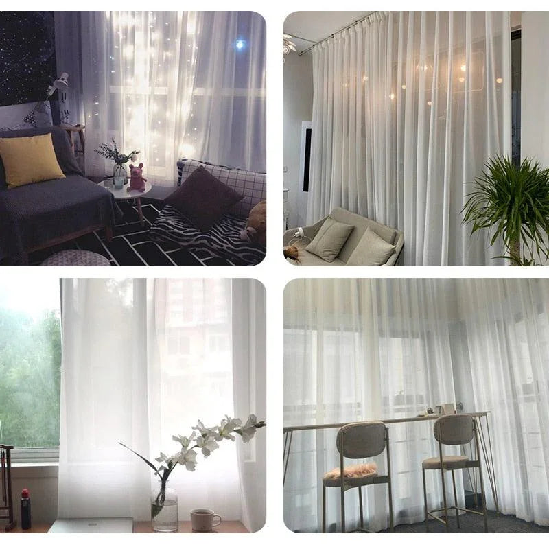 Cortina de Luxo Translúcida com Voil e forro Microfibra / Fino Acabamento perfeita para deixar seus Ambientes Bonitos e Aconchegantes!!!