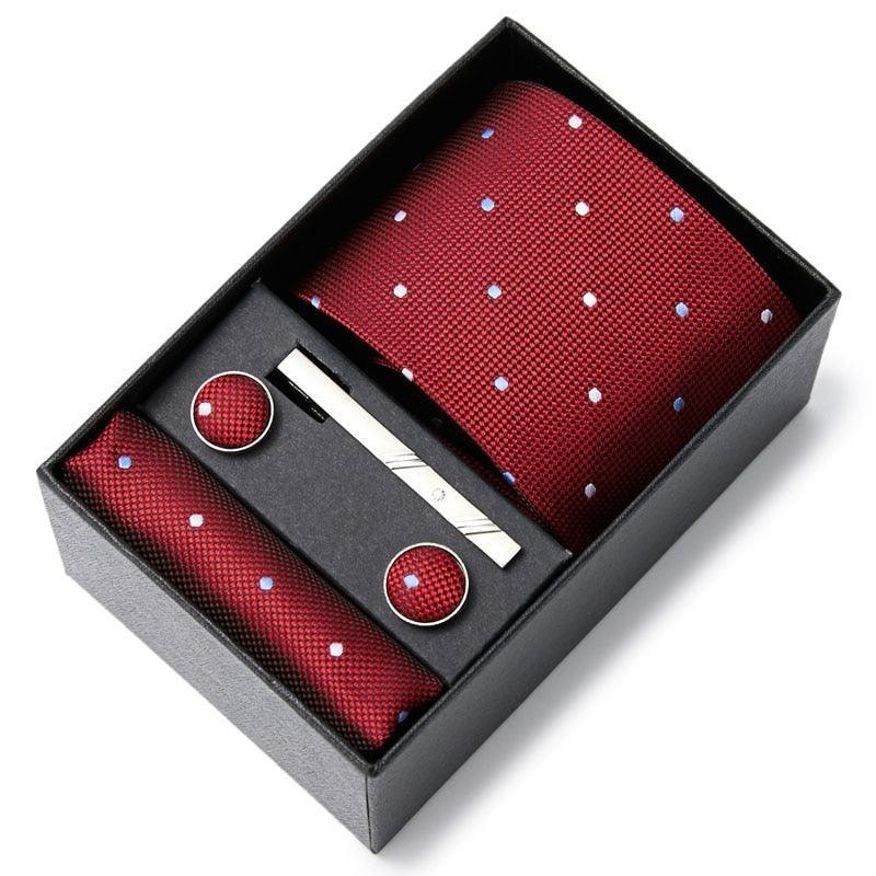 Kit de Alto Padrão Luxury Men / Gravata + Lenço + Abotoadura/  A Melhor opção Para Homens que Prezam Por um Estilo Sofisticado!