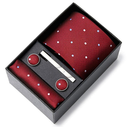 Kit de Alto Padrão Luxury Men / Gravata + Lenço + Abotoadura/  A Melhor opção Para Homens que Prezam Por um Estilo Sofisticado!