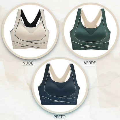 Sutiã Corretor Postural Elegância Active (Super Oferta Compre 2 e Leve 3)  - O Único que te Oferece Conforto, Suporte e Postura Perfeita!