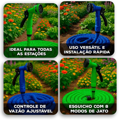 Mangueira Extensível GardenFlex™ com Jatos Diversos e Trava de Conforto / Um Novo Jeito de Cuidar da Sua Casa!