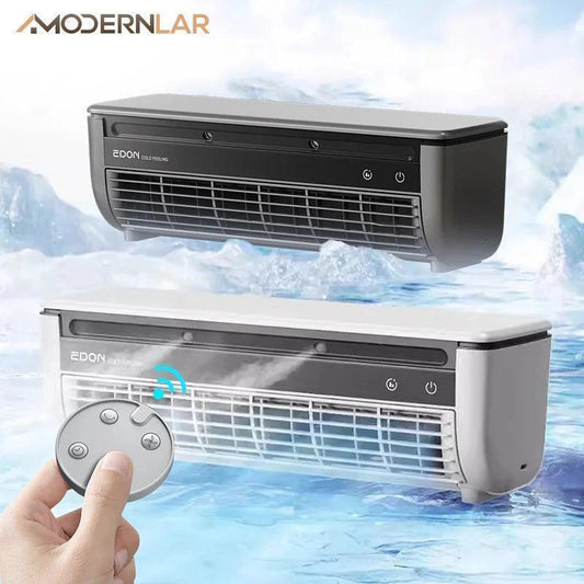 Mini Ar Condicionado Modern Lar™ Instalação Sem Furos / Diga Adeus ao Calor Intenso e Desfrute de Ar Gelado Instantâneo com Economia de Energia Para sua Casa!