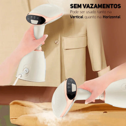 Ferro Vaporizador de Roupas Modern Lar™ / Elimine Vincos e Roupas Amassadas para uma Aparência Sempre Impecável!