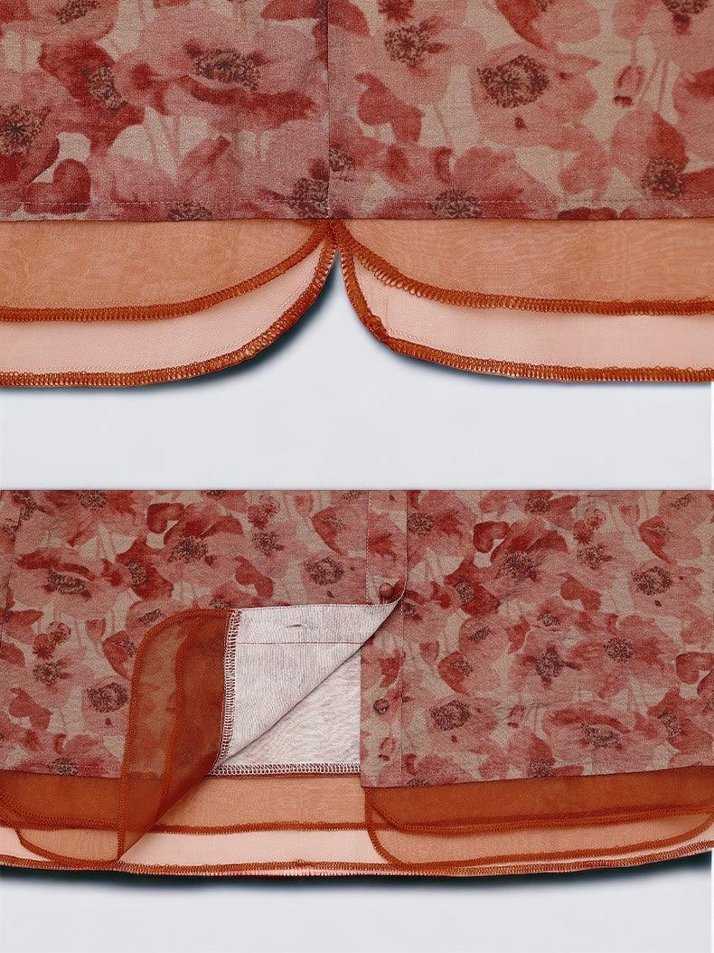 Conjunto Suzana de Camisa Floral + Calça Pantalona / Você Mulher Florescendo em Estilo e Elegância!
