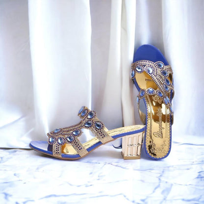 Sandália Tesouro da Rainha™ - Uma Jóia de Sofisticação e Conforto para Seus Pés!