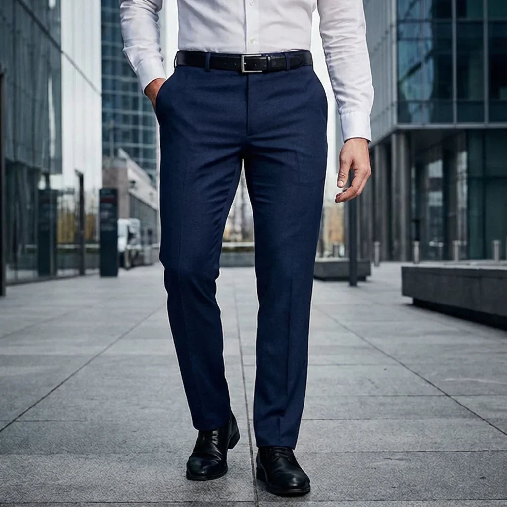 Calça Executive Flex™ em Alfaiataria Moderna com Elasticidade Absoluta