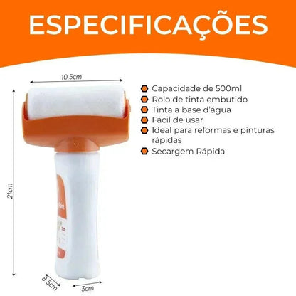 Rolo de Pintura Mágico Modern Lar™ / Transforme Suas Paredes com Cobertura Perfeita e Sem Sujeira!