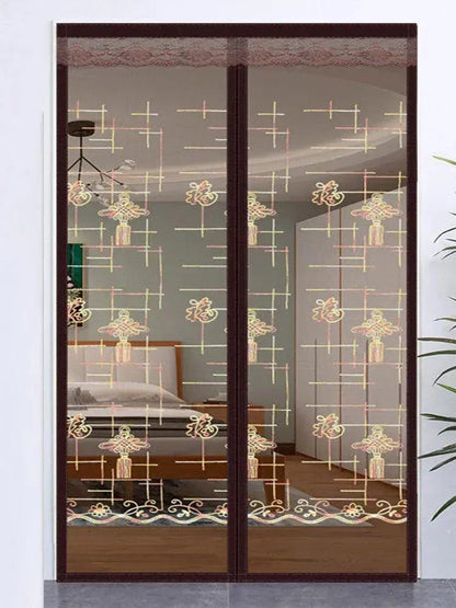 Cortina de Porta Magnética Modern Lar™ Fechamento Automático e Instalação sem Furos/ Diga Adeus aos Mosquitos e Mantenha Seu Ambiente Arejado e Livre de Pragas!