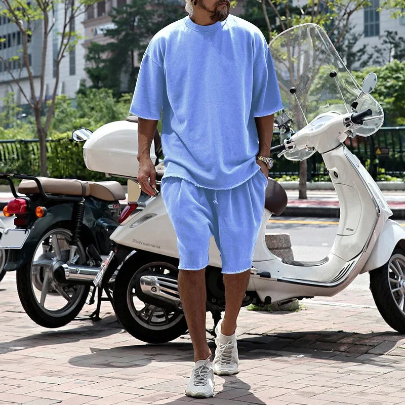 Conjunto Draxen™ em Malha Premium com Modelagem Oversized e Estilo Streetwear