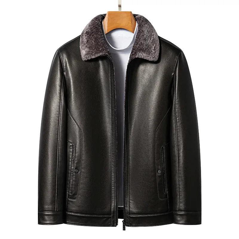 Jaqueta Brooklyn™ em Couro Luxuoso / A União de Sofisticação e Conforto para o Inverno!