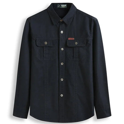 Camisa Flanelada com Modelagem Plus Size Masculina - GentleFit / Um Toque de Estilo e Confiança para o seu Guarda-Roupa!