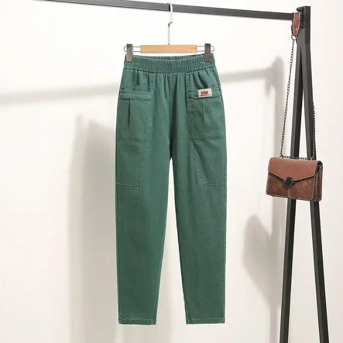 Calça Marelise™ Com Bolsos Amplos e Cós Ajustável