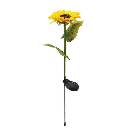 Kit com 3 Luminárias de Girassol Modern Lar™ Movidas a Energia Solar / Iluminação Encantadora e Sustentável para Seu Jardim!