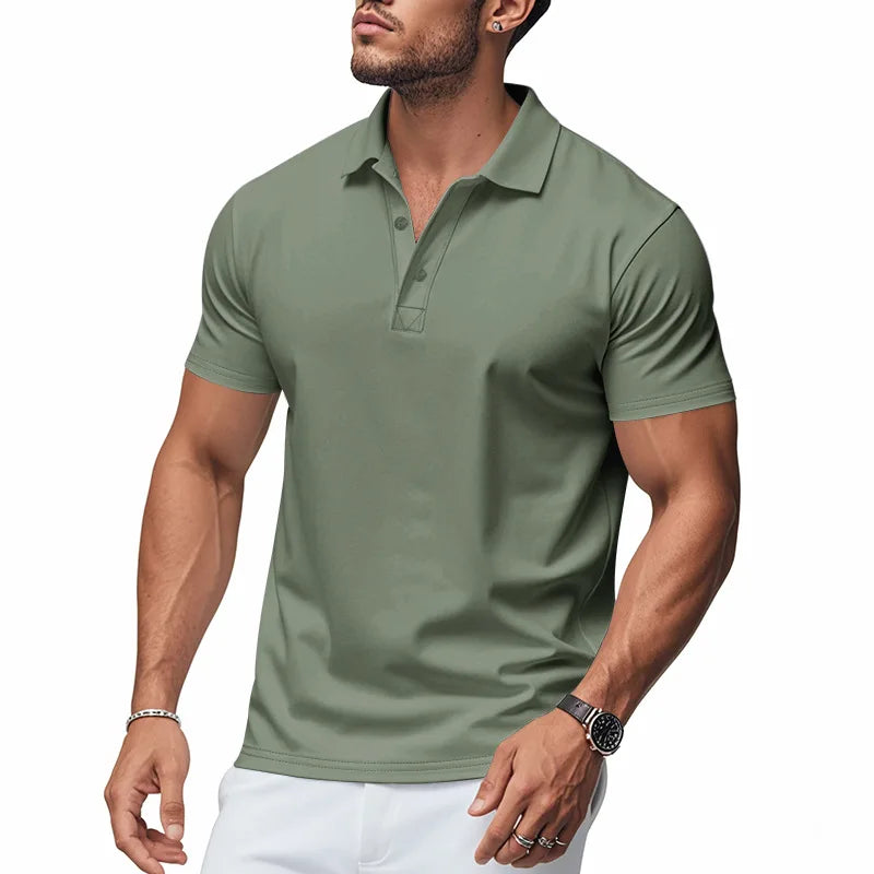 Polo Dalmor™ com Modelagem Slim e Estilo Minimalista