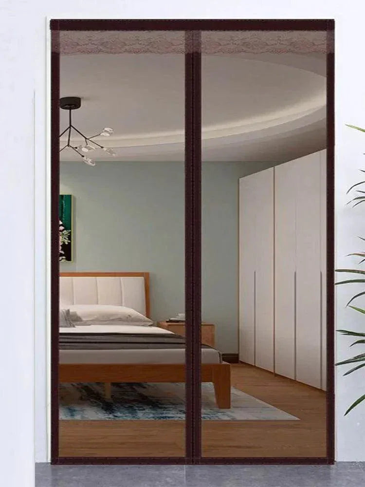 Cortina de Porta Magnética Modern Lar™ Fechamento Automático e Instalação sem Furos/ Diga Adeus aos Mosquitos e Mantenha Seu Ambiente Arejado e Livre de Pragas!