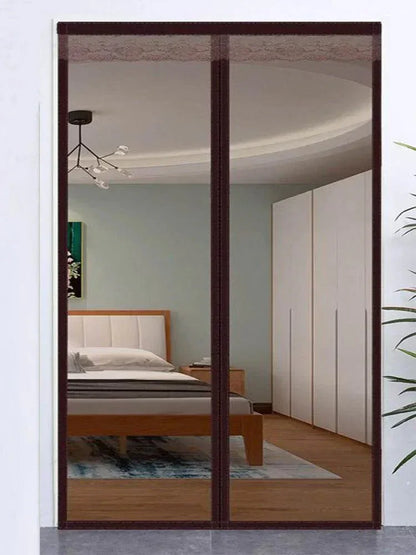 Cortina de Porta Magnética Modern Lar™ Fechamento Automático e Instalação sem Furos/ Diga Adeus aos Mosquitos e Mantenha Seu Ambiente Arejado e Livre de Pragas!