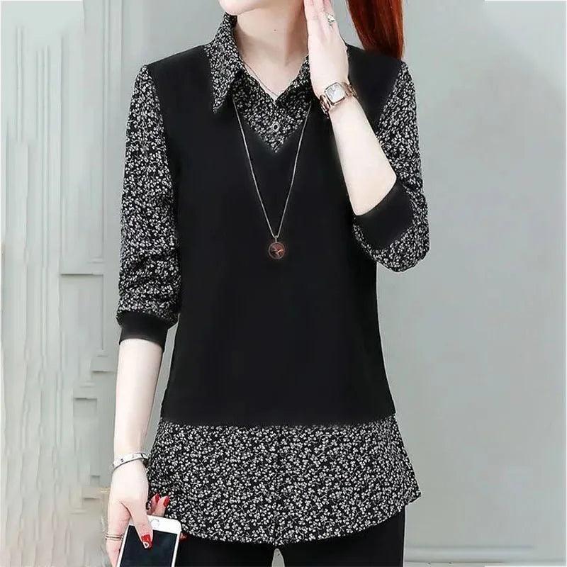 Blusinha Social Rafella™ 2 em 1 / O Charme do Visual Sobreposto com o Conforto de Uma Única Peça!