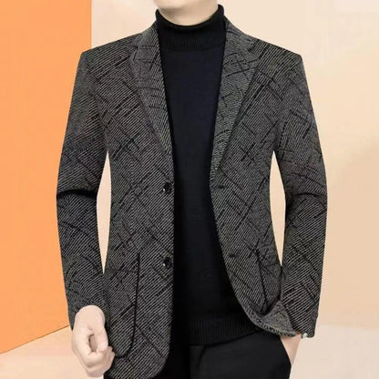 Blazer de Luxo Lancelot™ com Corte Ajustado / Elegância e Sofisticação Elevadas a um Novo Nível de Conforto e Estilo!