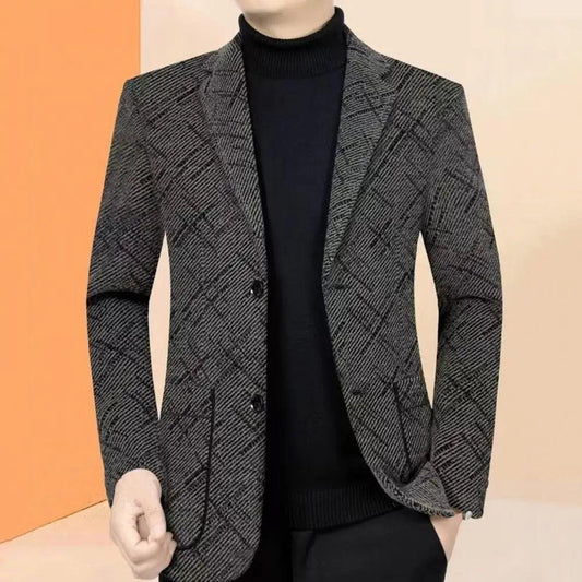 Blazer de Luxo Lancelot™ com Corte Ajustado / Elegância e Sofisticação Elevadas a um Novo Nível de Conforto e Estilo!