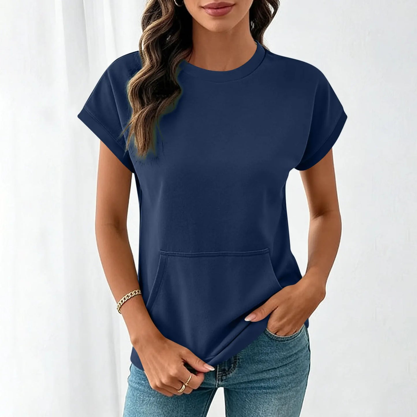 Camiseta Elara™ Com Caimento Leve e Visual Minimalista
