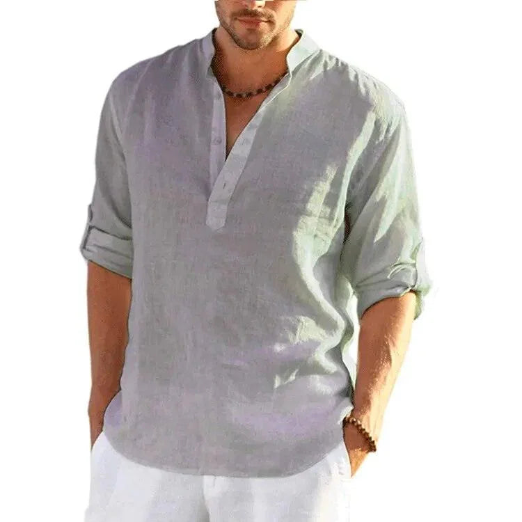 Camisa Em Linho Alto Padrão - Classe A / Toque de Sofisticação Que Seu Guarda Roupas Merece!