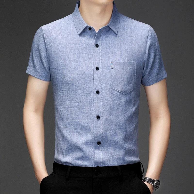 Camisa Social Belmond™ em Algodão de Alta Qualidade / Elegância e Conforto para o Homem Sofisticado