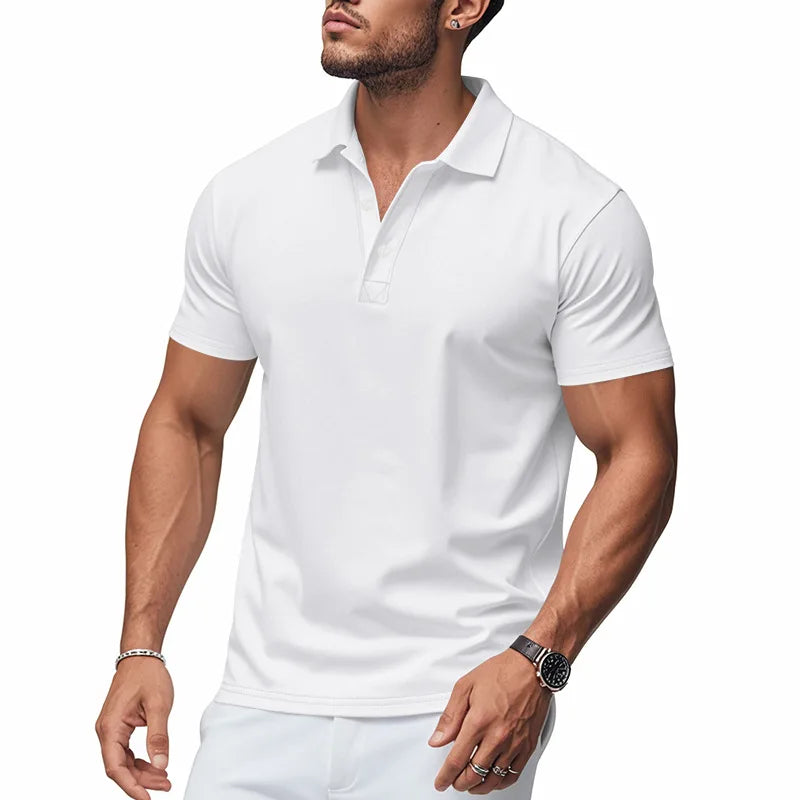 Polo Dalmor™ com Modelagem Slim e Estilo Minimalista