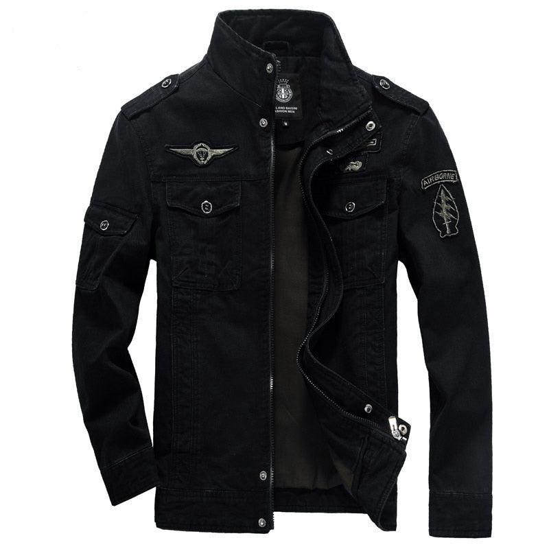 Jaqueta Masculina Jeans Inspirada no Exército Americano - Warmjeans / Jaqueta Tática Para Você Que Ama o Estilo Militar!