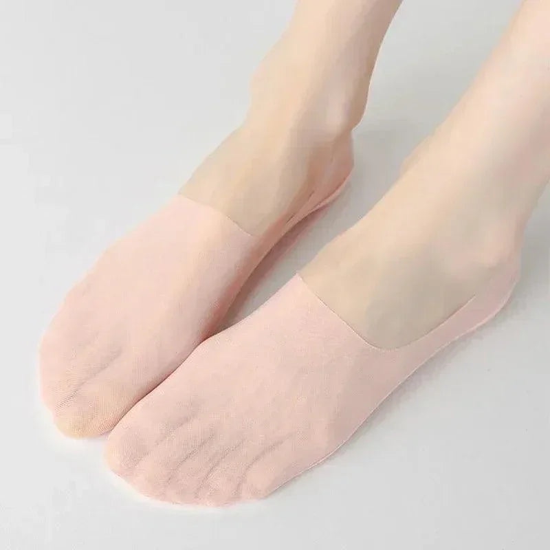 [COMPRE 5 E GANHE MAIS 5 PARES] Meias Invisíveis Super Respiráveis Conforto Perfeito™ / Sem Machucar, Sem Transpirar, Sem Escorregar!