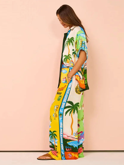 Conjunto Paraíso Tropical™ / Estilo e Leveza para Seus Dias de Verão!