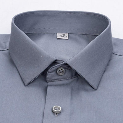 Camisa Social Lisa Em Fibra de Bambú - EcoChic / Descubra o Conforto Absoluto com Nossa Camisa Social em Fibra de Bambu!