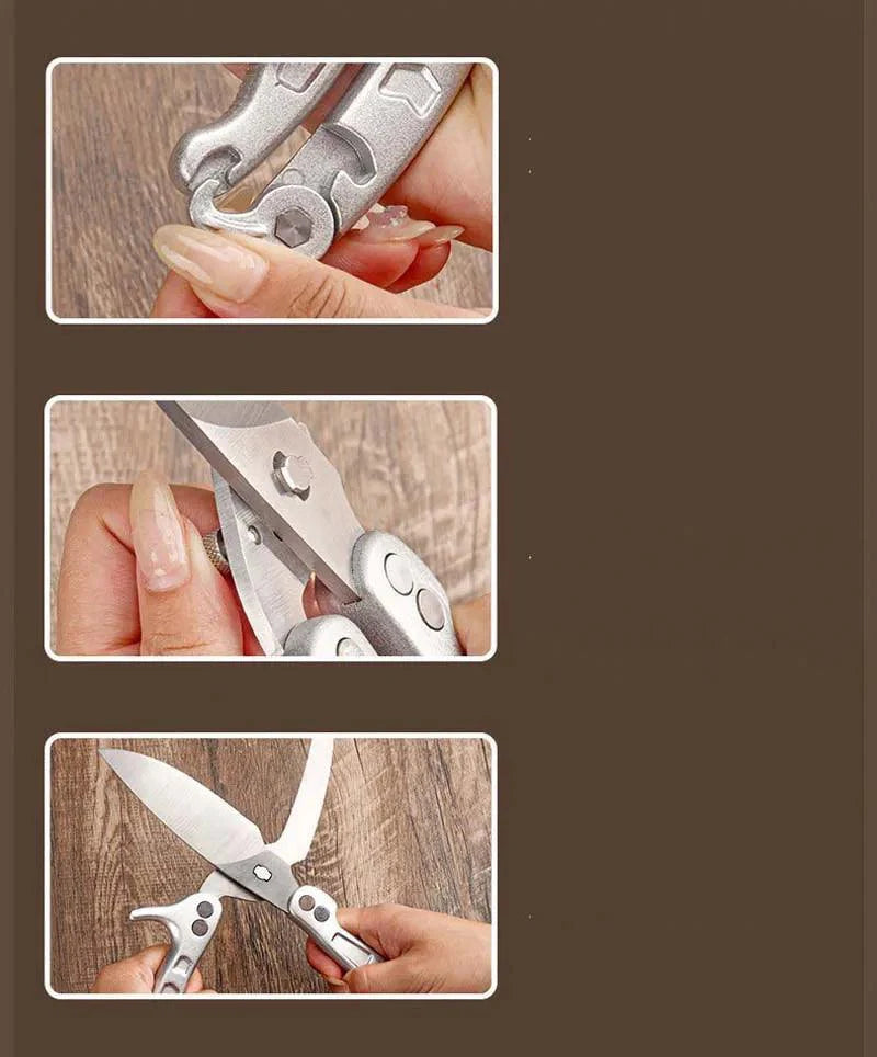 Tesoura Shark MultiCorte Cutelaria de Alto Padrão™ / Imponência, Precisão e Facilidade na Cozinha!