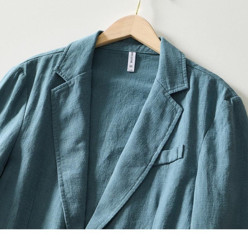 Blazer Masculino em Algodão e Linho - George / Estilo e Conforto se Encontram em Nosso Mais Novo Blazer George!
