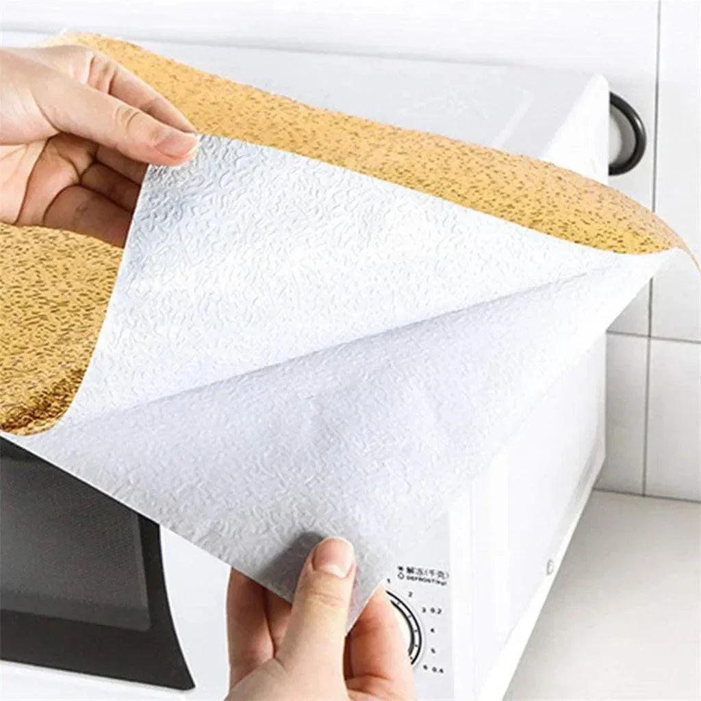 [COMPRE 2 E LEVE 4 ROLOS] Papel Adesivo de Cozinha Modern House™  Deluxe / À Prova d'Água e Óleo, Elegância e Proteção para sua Cozinha!