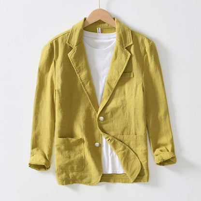 Blazer Masculino em Algodão e Linho - George / Estilo e Conforto se Encontram em Nosso Mais Novo Blazer George!