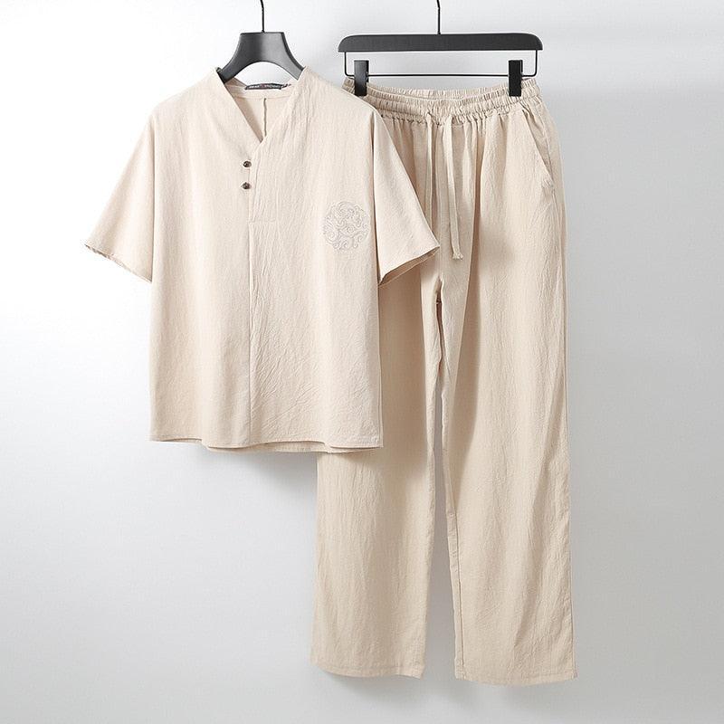 Conjunto Plus Size de Algodão e Linho - Life Plus / Descubra a Perfeita Combinação de Conforto e Sofisticação!