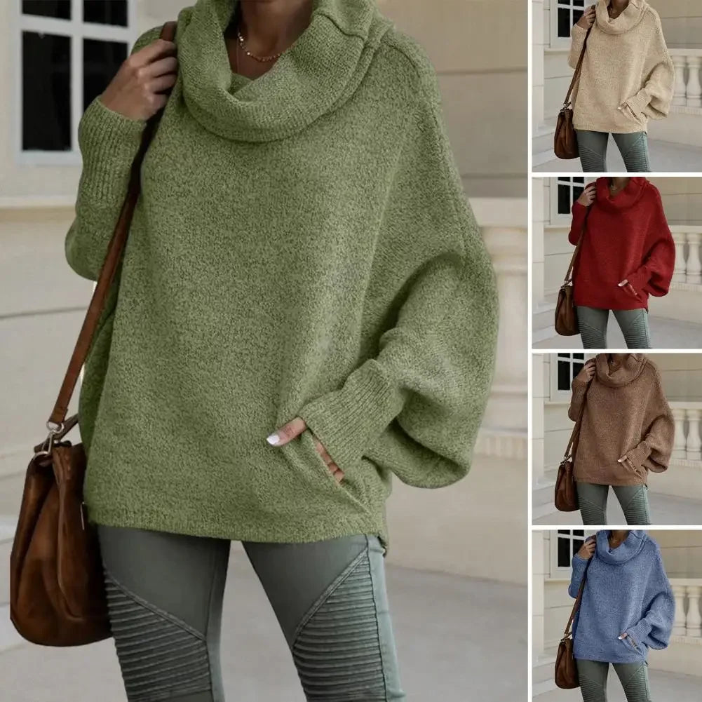 Suéter Lahoma™ em Tricô de Algodão / Estilo Solto com Conforto que Abraça