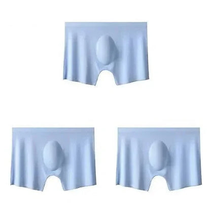 Kit com 3 Cuecas Boxers Antiodor e Antibacterianas Ice Man™ em Seda Gelo / As campeãs em Frescor, Elasticidade e Conforto!