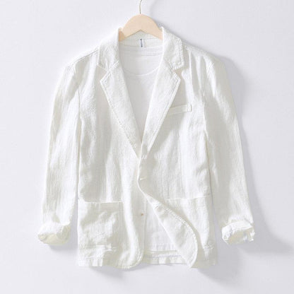 Blazer Masculino em Algodão e Linho - George / Estilo e Conforto se Encontram em Nosso Mais Novo Blazer George!