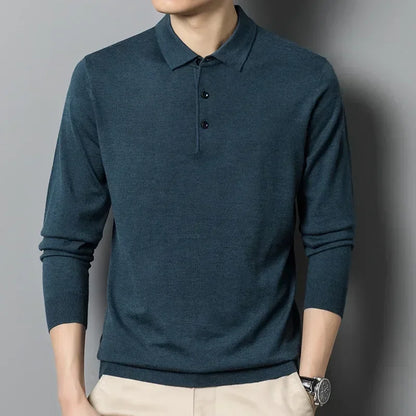 Polo Arthur™ em Malha Nobre com Botões Elegantes / Um Ícone Casual com Toque de Sofisticação