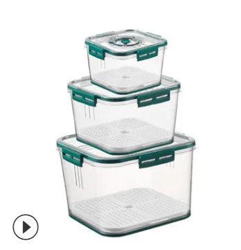 Organizadores de Geladeira FreshStack™ Recipientes modernos que mantém a qualidade de seu alimento!