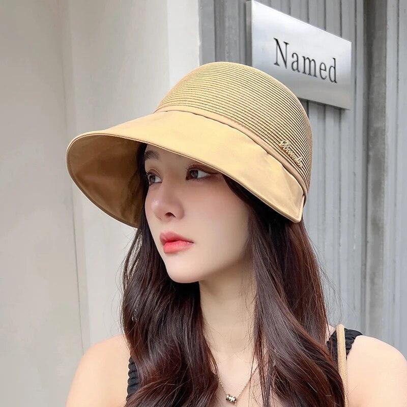 (Promoção Compre 1 Leve 2) Boné Estilo Sombreiro Soleil Charme™ - Seu Toque Elegante para Dias Ensolarados de Primavera e Verão!