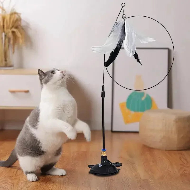 [Compre 1 e Leve 3] Brinquedo Interativo para Gatos com Ventosa / Estímulo, Alívio de Ansiedade e Diversão para Pets de Energia Intensa!