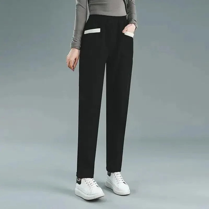 Calça BelleChic™ em Cotelê Aveludado / Estilo, Charme e Conforto para a Mulher Moderna!