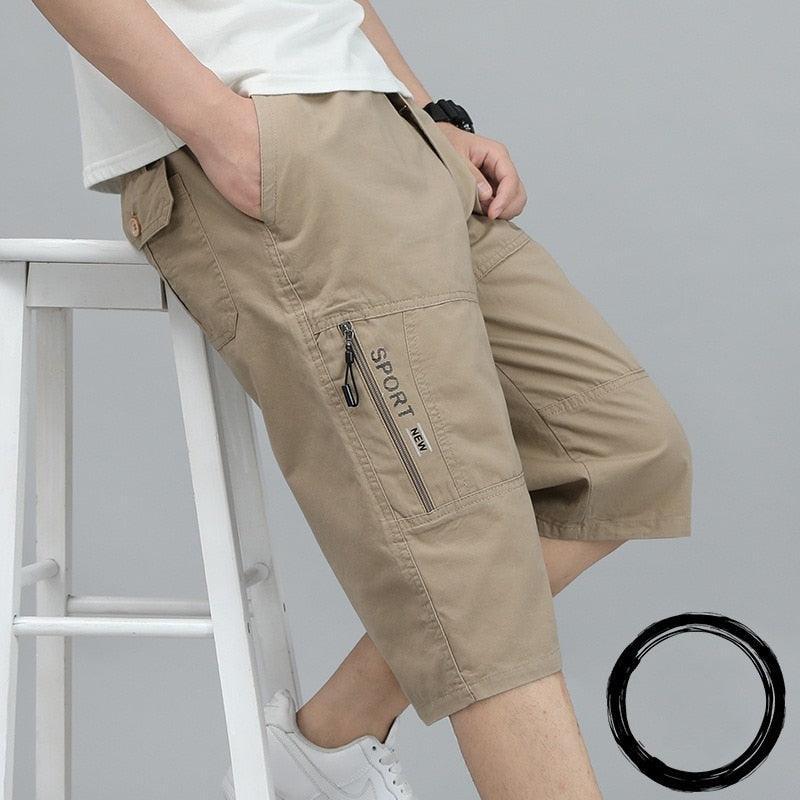 Bermuda Masculina Lion™ Estilo Cargo / Bolsos Seguros, Estilo Atemporal e Caimento na Medida Certa!