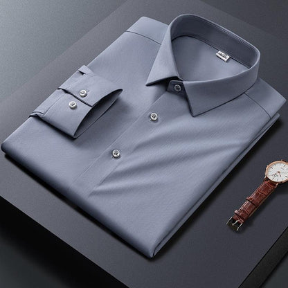 Camisa Social Lisa Em Fibra de Bambú - EcoChic / Descubra o Conforto Absoluto com Nossa Camisa Social em Fibra de Bambu!