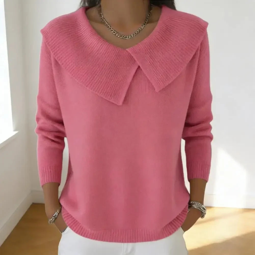 Blusa Manga Longa Noelle™ com Gola Estilizada